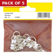 Centurion Curtain Rail Runners (Pack of 10) - Pack of 5