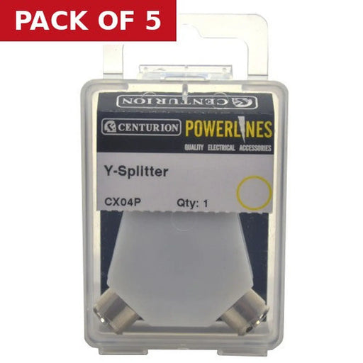Centurion Y-Splitter Cable Connector - Pack of 5