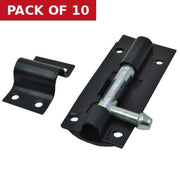 Centurion Tower Bolts, Black, 75mm - Pack of 10