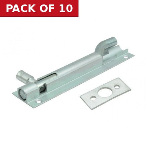 Centurion Necked Barrel Bolts, Aluminium, 25mm x 100mm - Pack of 10