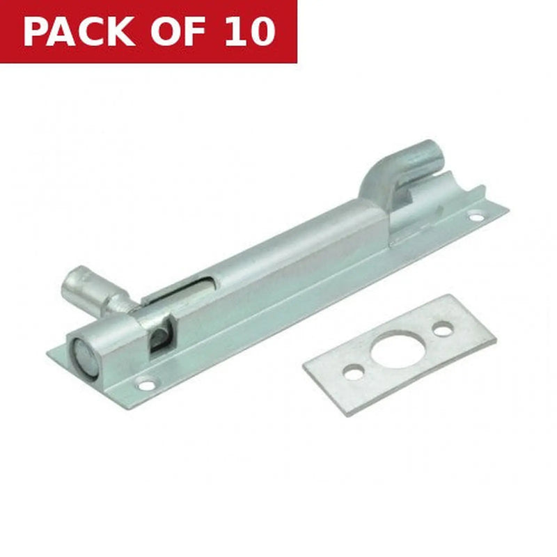Centurion Necked Barrel Bolts, Aluminium, 25mm x 100mm - Pack of 10