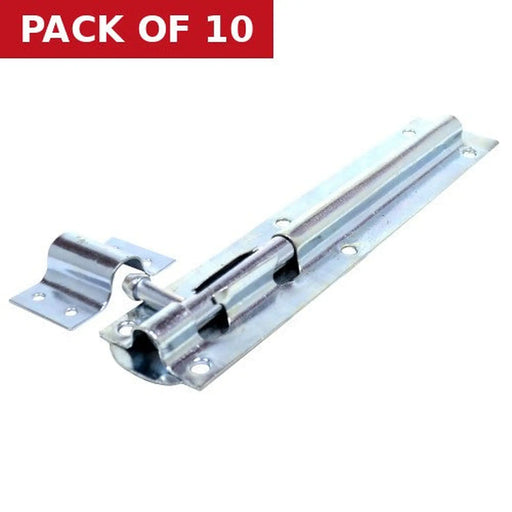 Centurion Tower Bolts, Zinc Plated, 200mm - Pack of 10