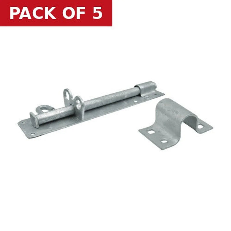 Centurion Heavy Galvanised Brenton Padbolts, 250mm - Pack of 5