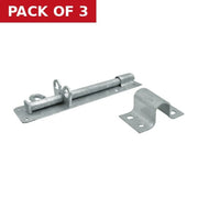 Centurion 250mm (10") Galvanised Brenton Heavry Padlock Bolt 1A Pattern - Pack of 3