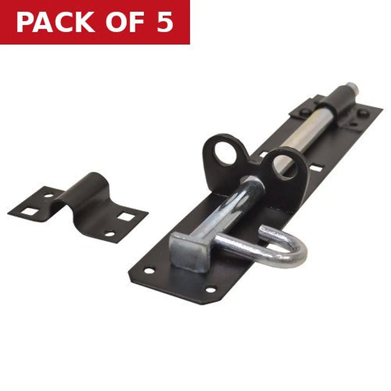Centurion Medium Brenton Padbolts, Black, 200mm - Pack of 5