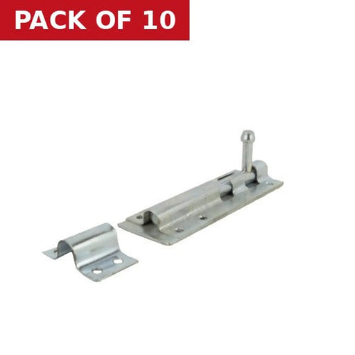 Centurion Tower Bolts, Galvanised, 250mm - Pack of 10