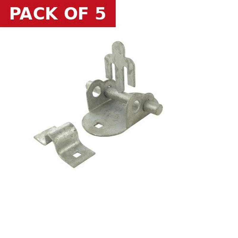 Centurion Galv Oval Padlock Bolt - Pack of 5
