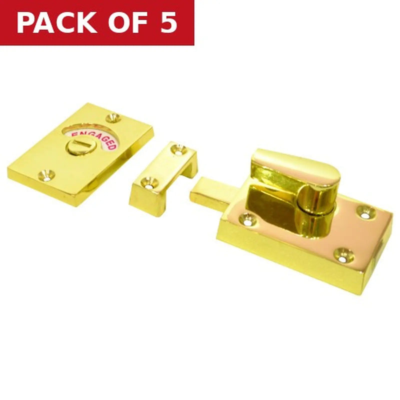 Centurion Indicator Bolts, Brassed, 63mm - Pack of 5