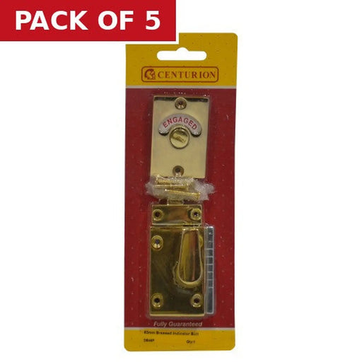 Centurion Indicator Bolts, Brassed, 63mm - Pack of 5