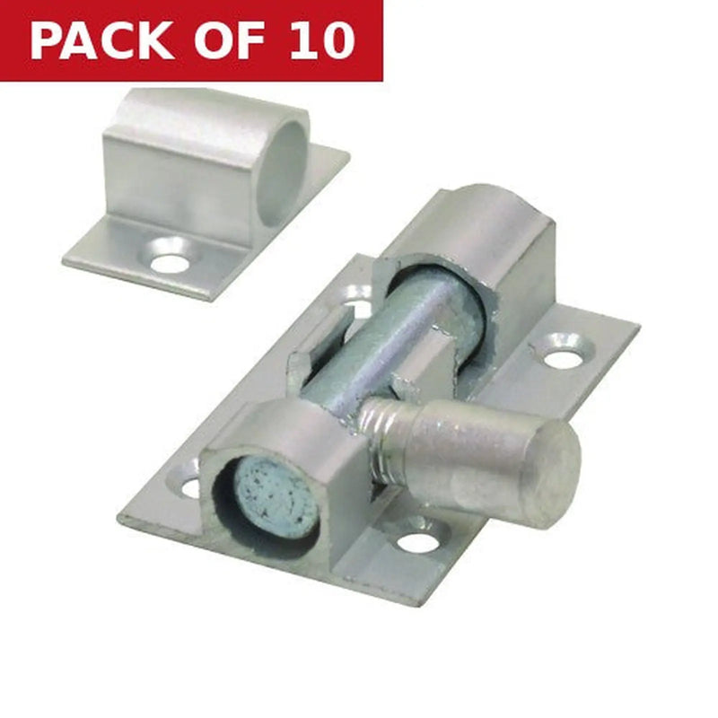 Centurion 38mm (1 1/2") x 25mm (1") SAA Straight Barrel Bolt - Pack of 10