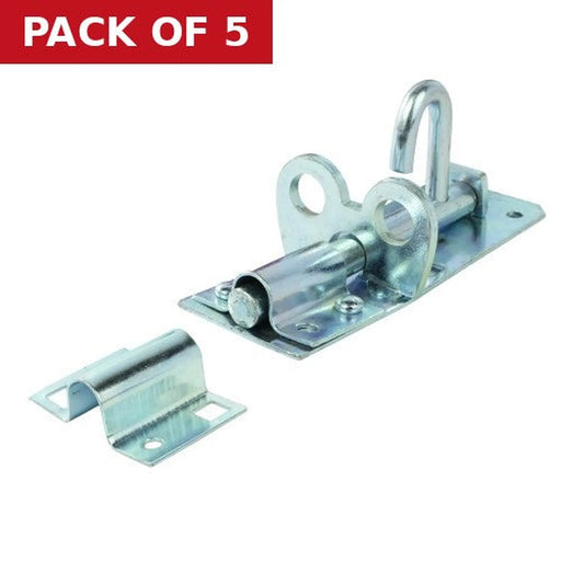 Centurion Medium Brenton Padbolts, Zinc Plated, 100mm - Pack of 5