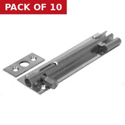 Centurion 100mm x 25mm (1") CP Wide Necked Barrel Bolt - Pack of 10