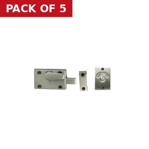 Centurion 63mm Satin Nickel Indicator Bolt - Pack of 5