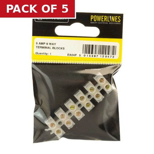 Centurion 5 Amp Terminal Block - Pack of 5