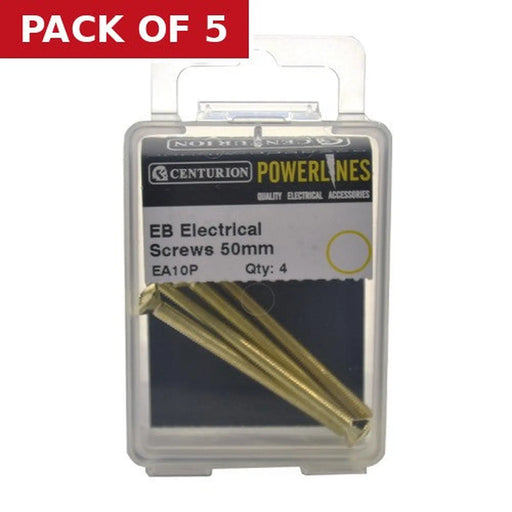 Centurion M3.5 x 50mm EB Electrical Screws - Pack of 5