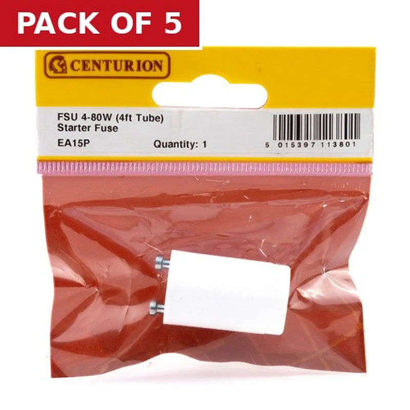 Centurion FSU 4 - 65W - 80W Starter Fuse - Pack of 5