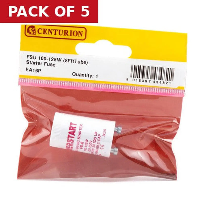 Centurion FSU 100 - 125W (8ft tube) Starter Fuse - Pack of 5