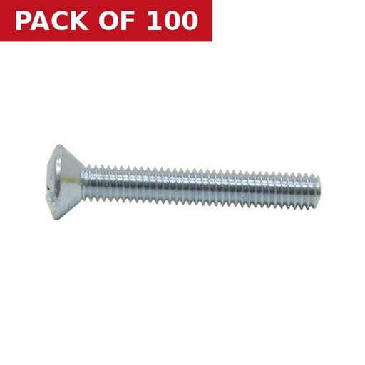 Centurion M3.5 x 25mm ZP Electrical Switch And Socket Screws - Pack of 100
