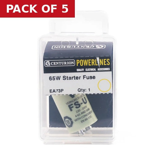 Centurion 65W (4ft Tube) Starter Fuse-EA73P - Pack of 5