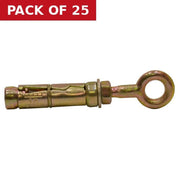 Centurion M6 Expanding Eye Bolts - Pack of 25