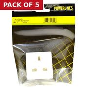 Centurion Travel Adaptor, UK/USA/Australasian - Pack of 5