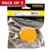 Centurion Orange 13 Amp Tough Plug - Pack of 5