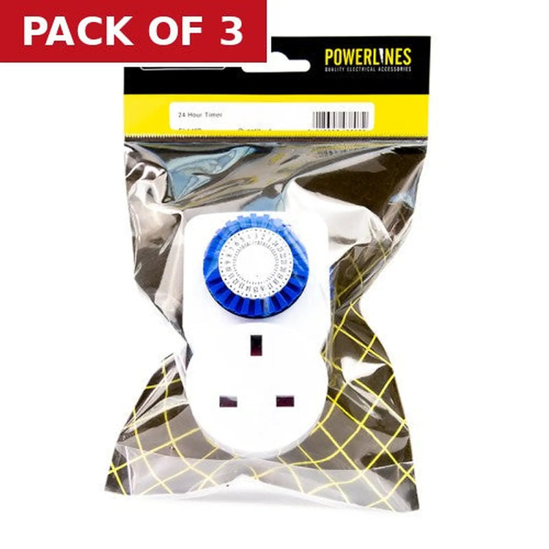 Centurion 24 Hour Pin Timer - Pack of 3