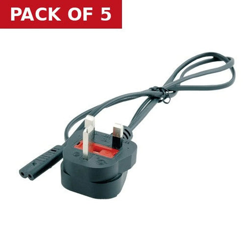 Centurion Mains Plug to C7 Plug - Pack of 5