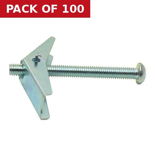 Centurion M5 x 50mm ZP Cavity Toggle Bolt   (100)