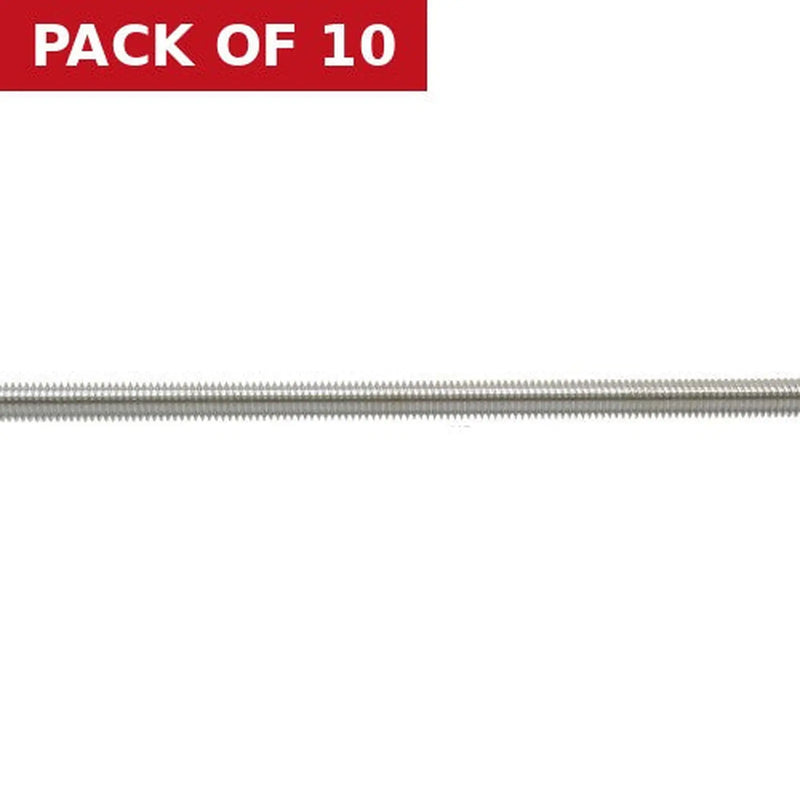 Centurion M6 x 1m ZP Studding - Pack of 10