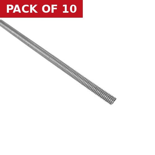 Centurion M8 x 1m ZP Studding - Pack of 10