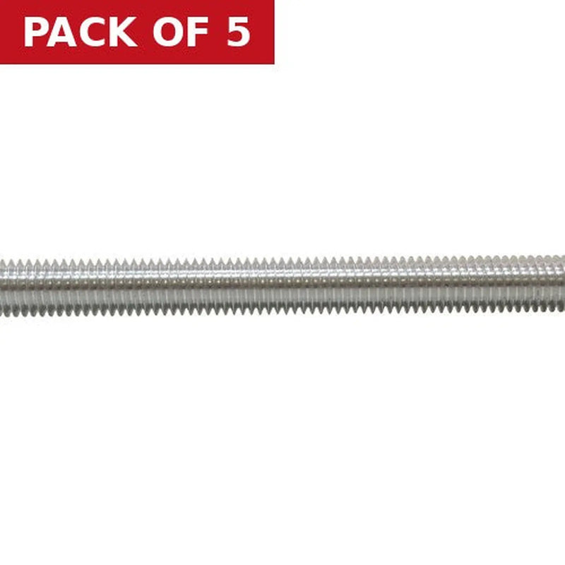 Centurion M12 x 1m ZP Studding - Pack of 5
