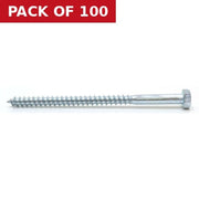 Centurion M6 x 100mm ZP Coach Screws   (100)