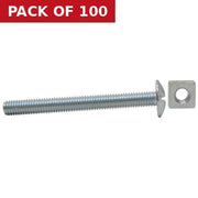 Centurion M6 x 50mm ZP Roofing Bolts   (100)