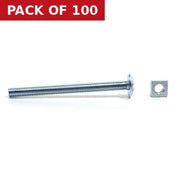 Centurion M6 x 70mm ZP Roofing Bolts   (100)