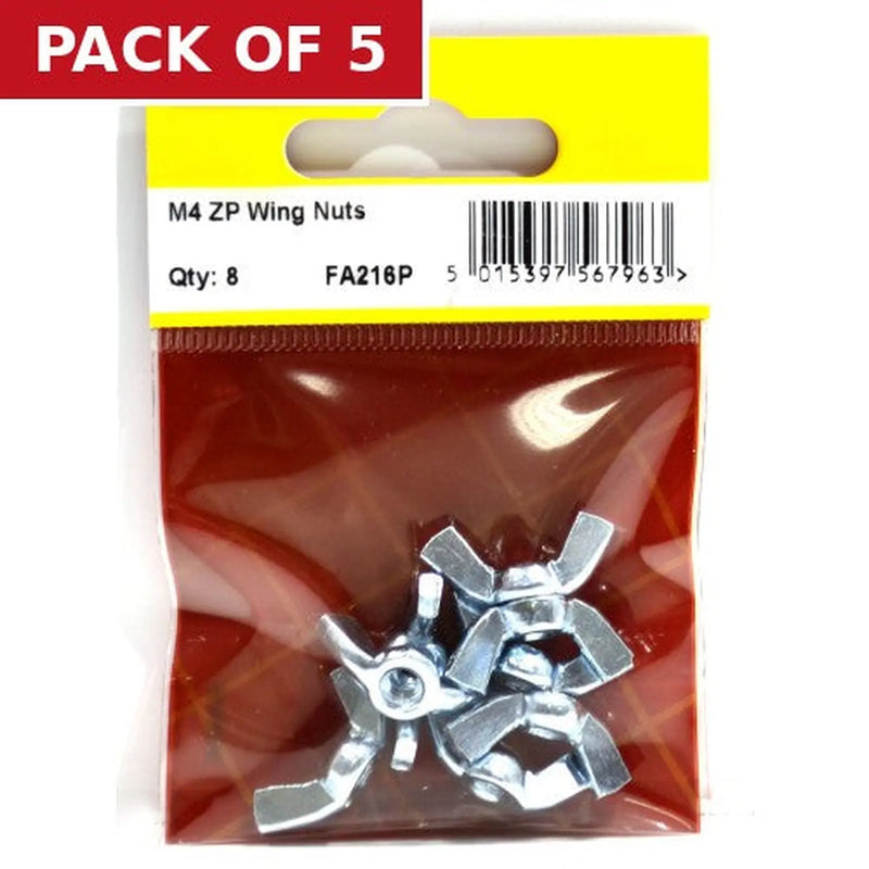 Centurion M4 ZP Wing Nuts - Pack of 5