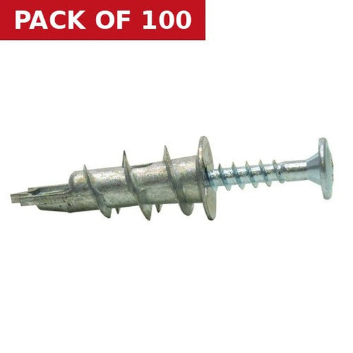 Centurion 35mm Metal Plasterboard Speed Plugs  (100)