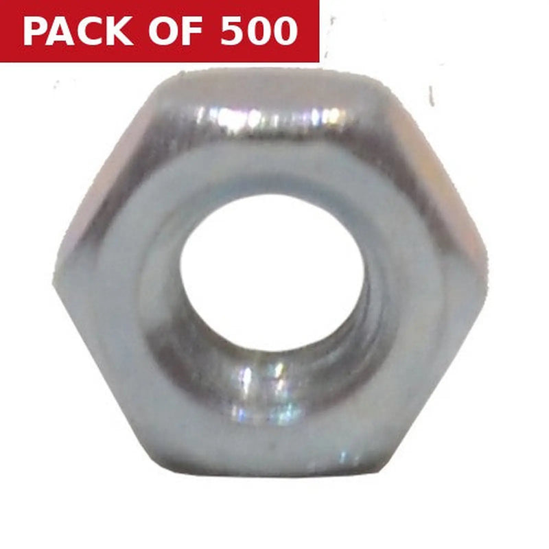 Centurion M4 ZP Steel Hex Nuts   (500)