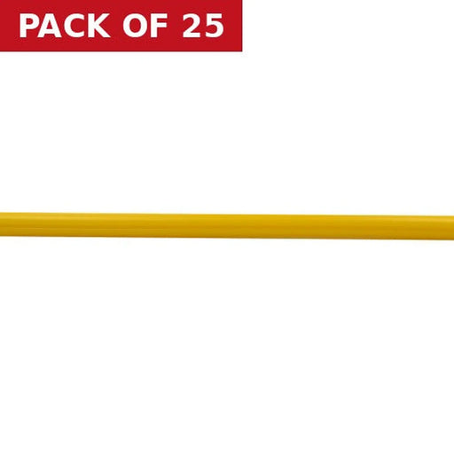Centurion Screw Size 12 Drill 6.5mm 12" Yellow Wallplug Strips  (25)