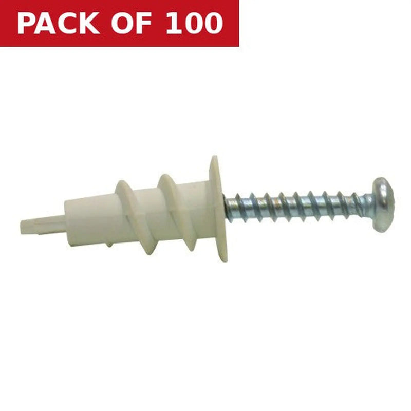 Centurion 35mm Nylon Plasterboard Speed Plugs   (100)