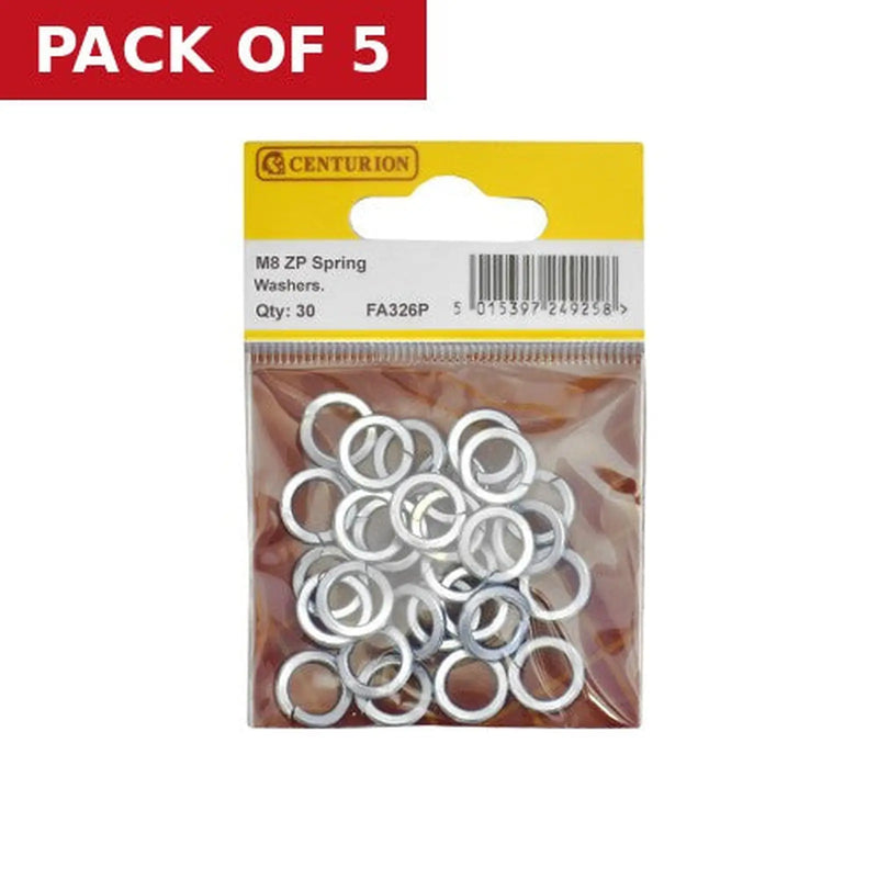 Centurion M8 ZP Spring Washer (Pack of 30) - Pack of 5