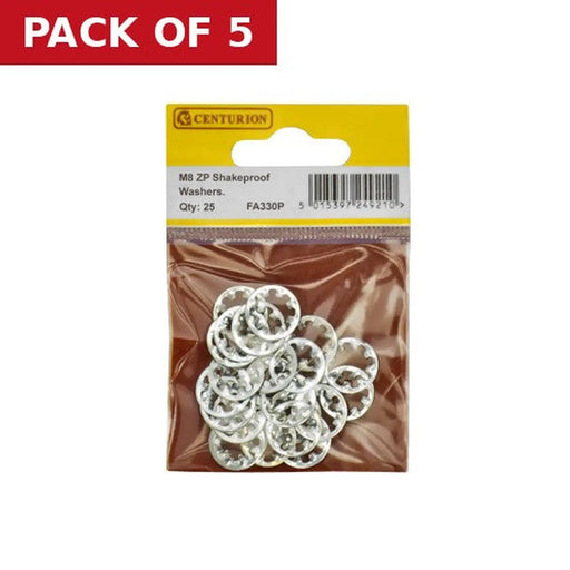 Centurion M8 ZP Shakeproof Washer (Pack of 25) - Pack of 5