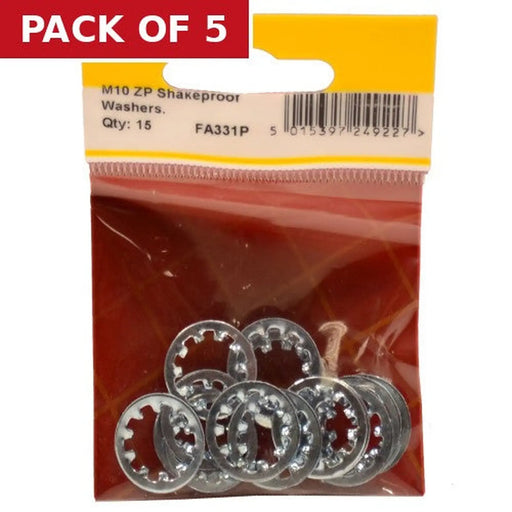 Centurion M10 ZP Shakeproof Washer (Pack of 15) - Pack of 5