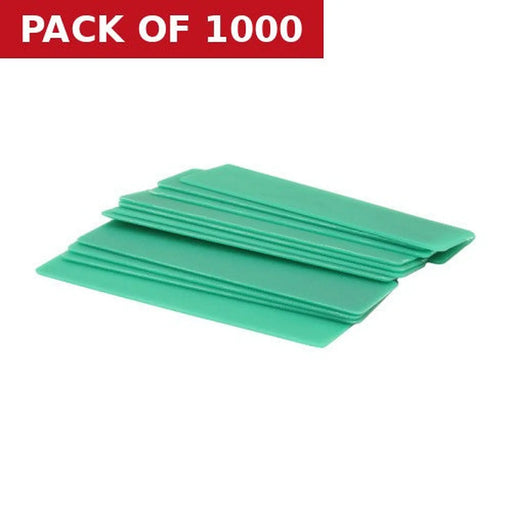 Centurion 1mm x 28mm x 100mm Green Flat Packers  (1000)
