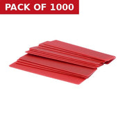 Centurion 6mm x 28mm x 100mm Red Flat Packers  (1000)