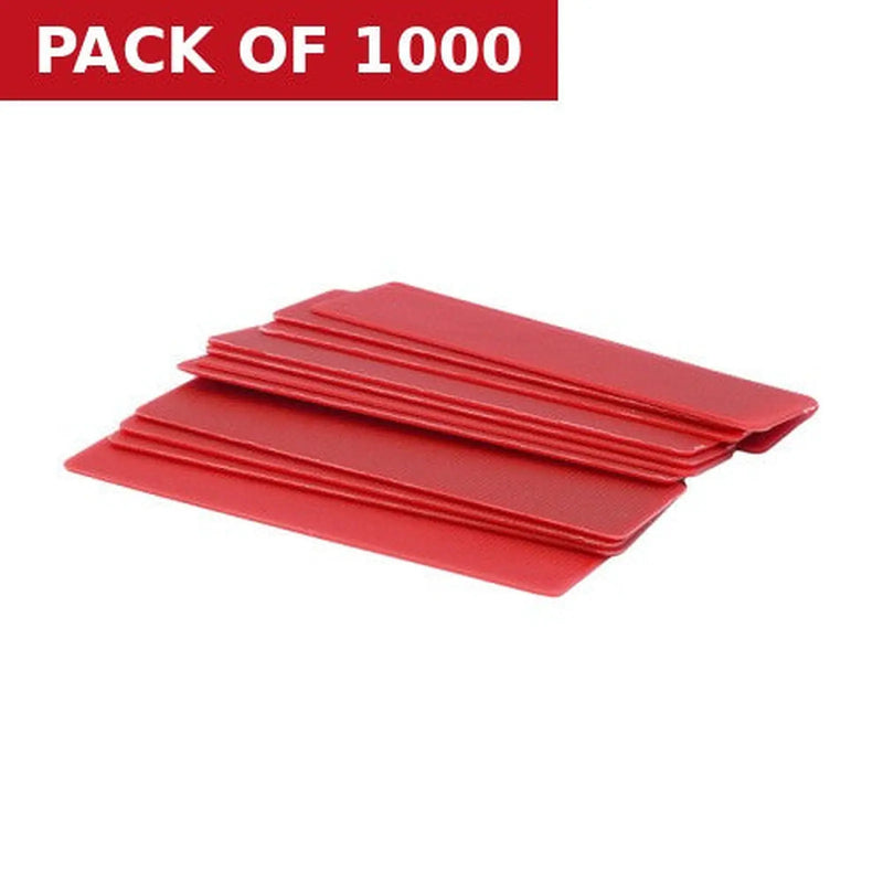 Centurion 6mm x 28mm x 100mm Red Flat Packers  (1000)