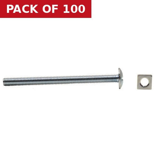 Centurion M6 x 80mm ZP Roofing Bolts  (100)