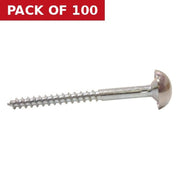 Centurion 50mm x 8 CP Dome Mirror Screws   (100)