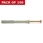 Centurion M8 x 80mm Hammer In Frame Fixings  (100)