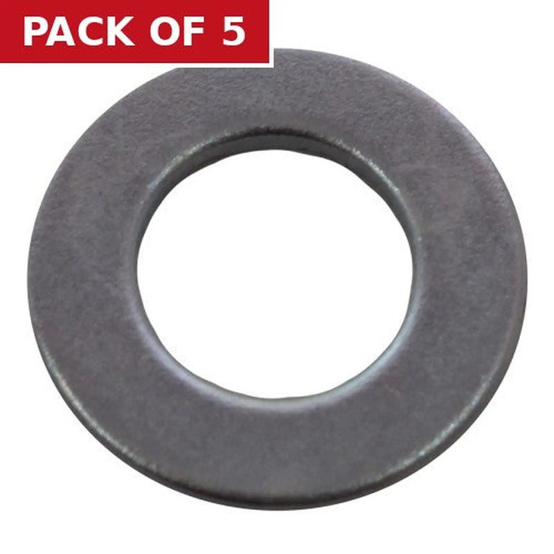Centurion M20 ZP Flat Washers 1(Packs of 4) - Pack of 5